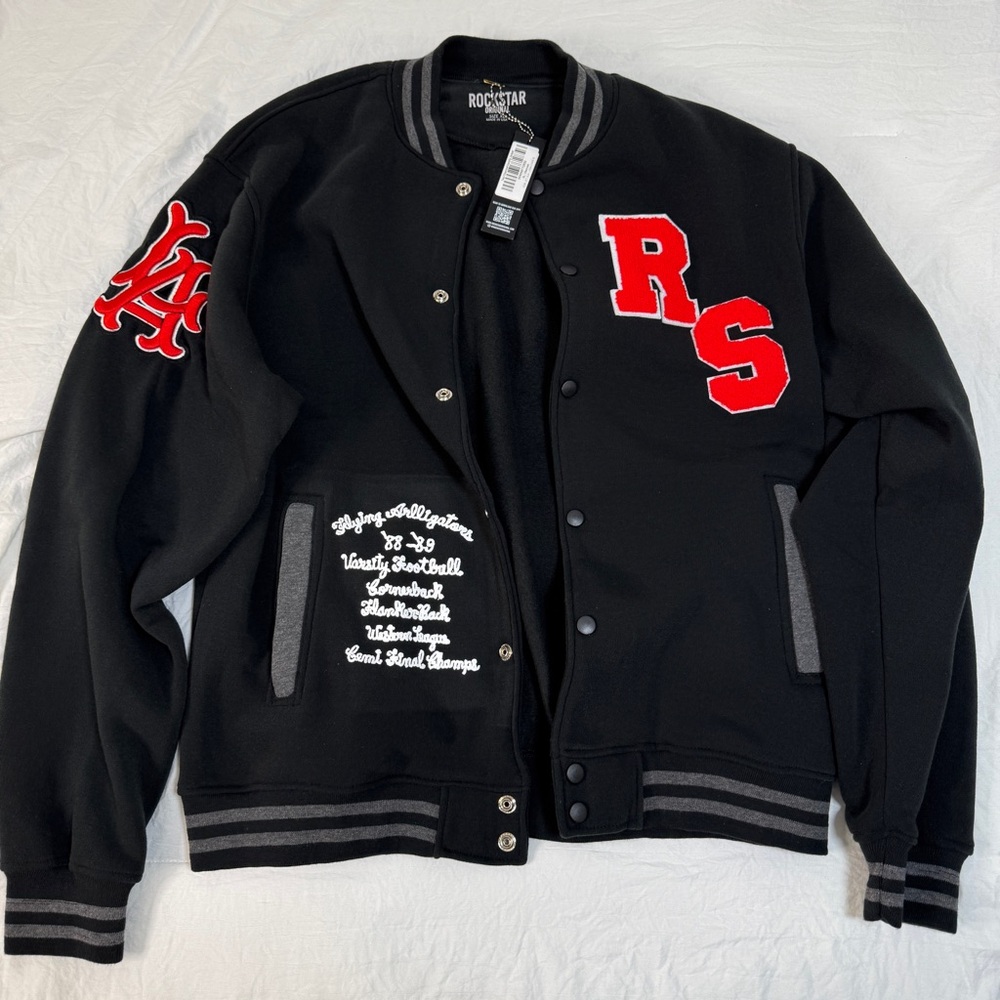 New Rockstar Varsity jacket